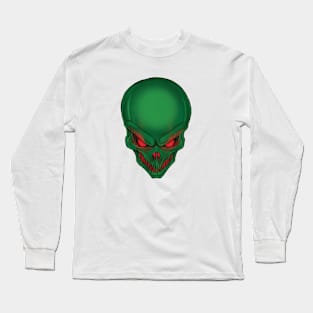 Alien Head Long Sleeve T-Shirt